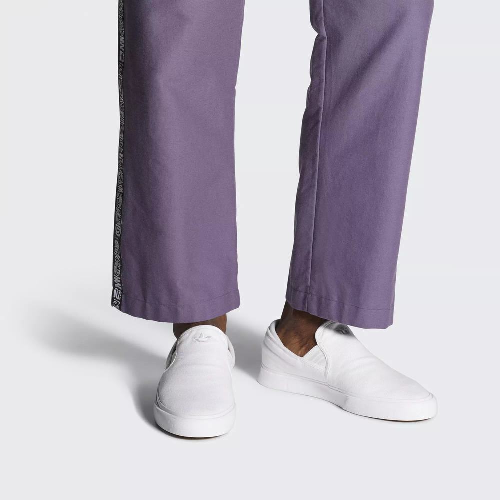 Adidas Sabalo Slip-On Tenis Blancos Para Mujer (MX-74705)